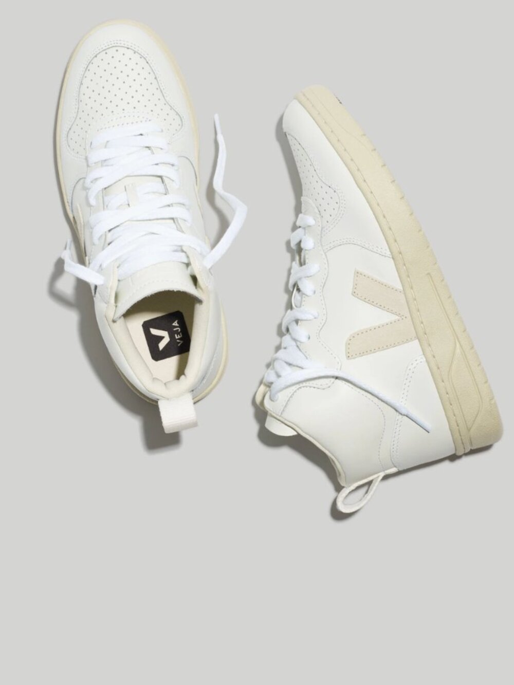 Veja V-15 High-Top Sneakers